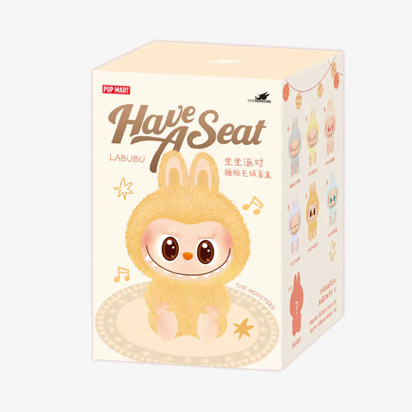 Peluche Labubu en vinyle – Have a Seat Series